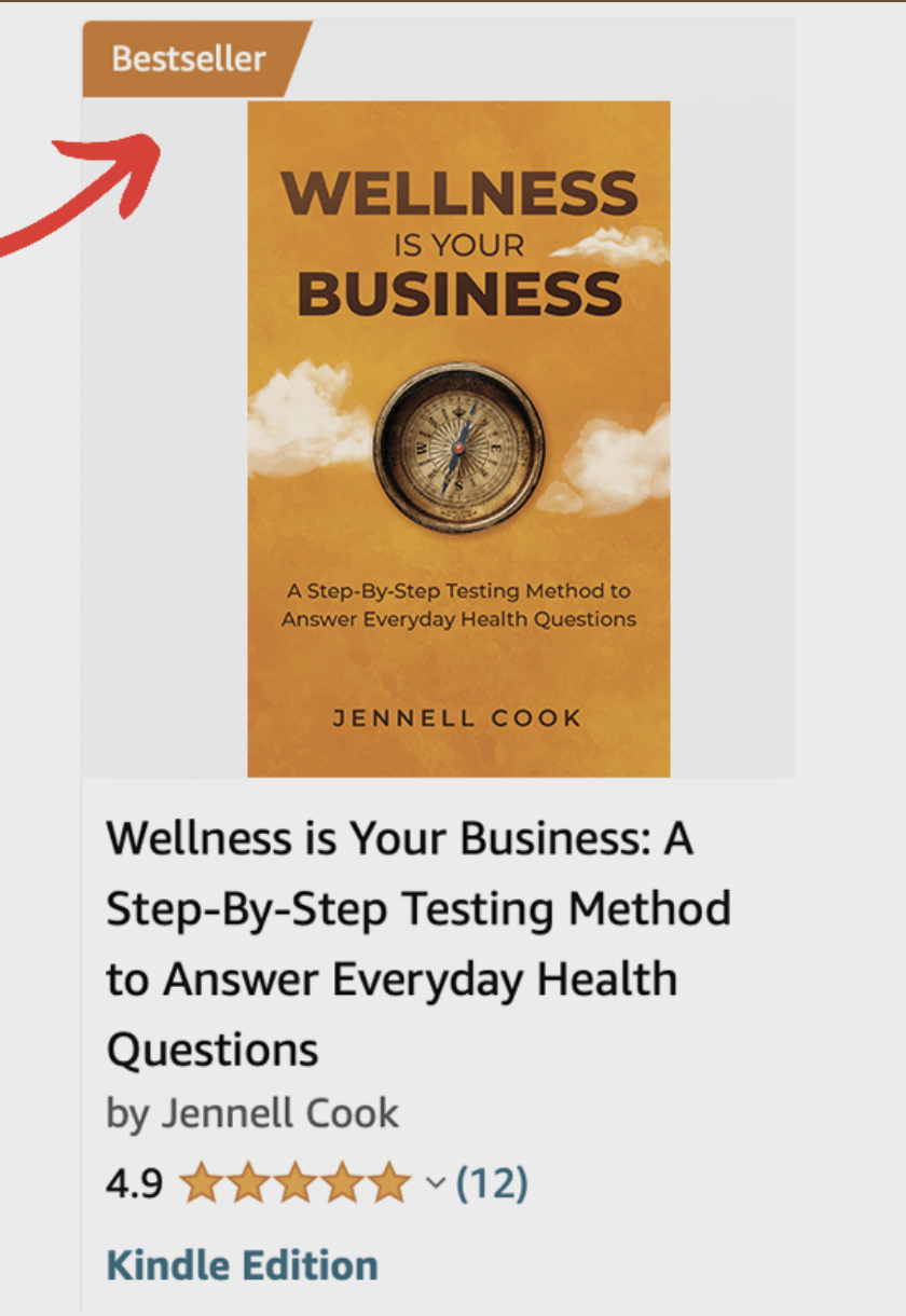 Wellness Is Your Business #1 Amazon Best Seller